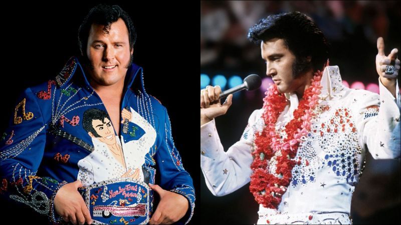 The Honky Tonk Man and The King of Rock n Roll