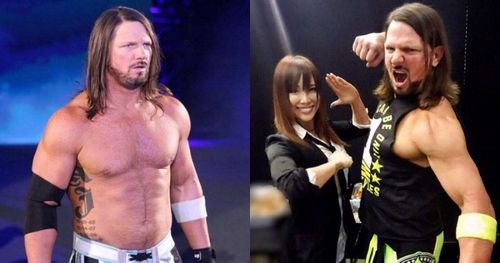 AJ Styles and Kairi Sane.