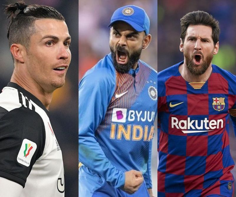 Indian skipper Virat Kohli is now in the elite company of Lionel Messi and Cristiano Ronaldo