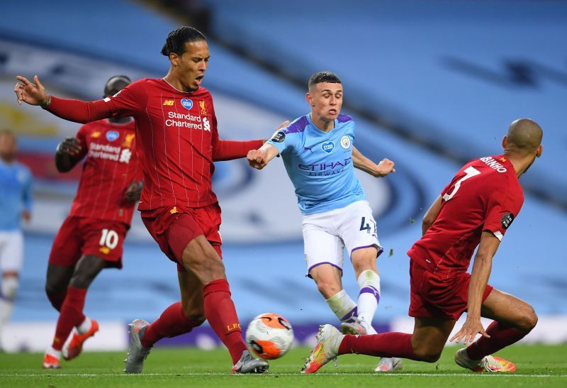 Manchester City&#039;s Phil Foden had a phenomenal game against Liverpool