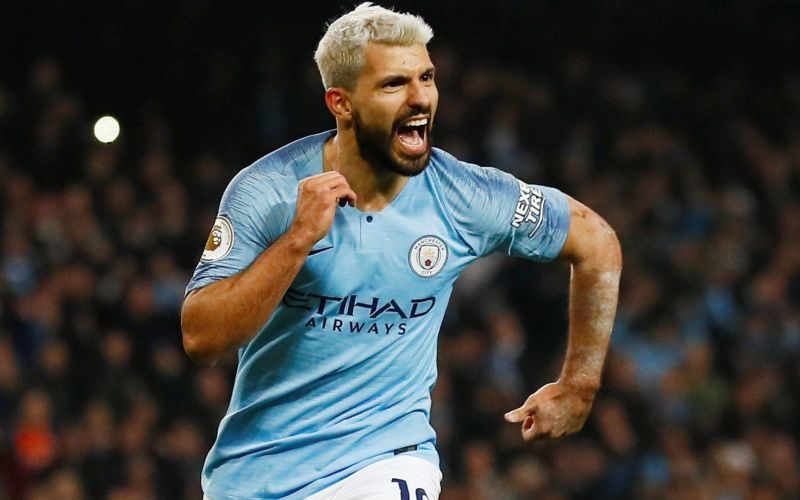 Sergio Aguero continues to spend his time on the sidelines