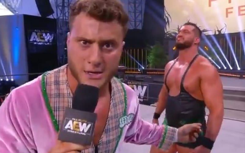 MJF bragging a bit too much before his tag match at Fyter Fest.