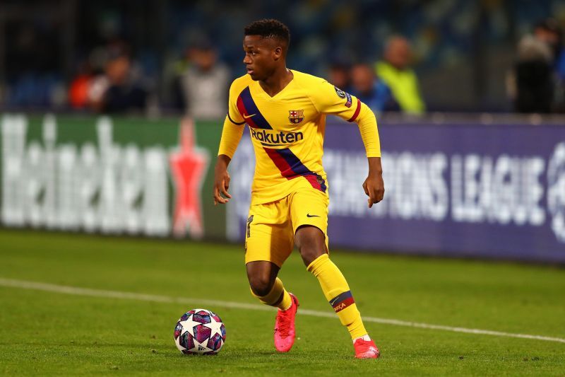 Ansu Fati has also been fielded in the Champions League