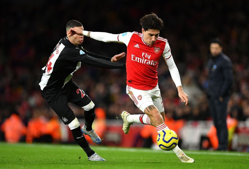 Hector Bellerin is still gradually recovering from a serious knee injury