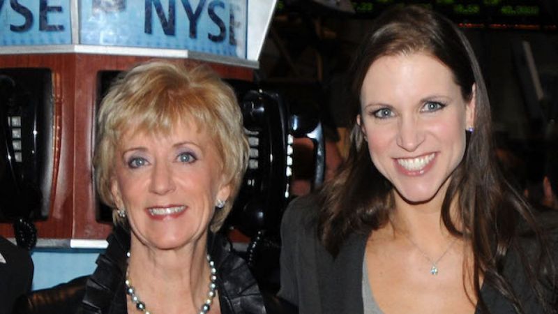 Stephanie and Linda McMahon