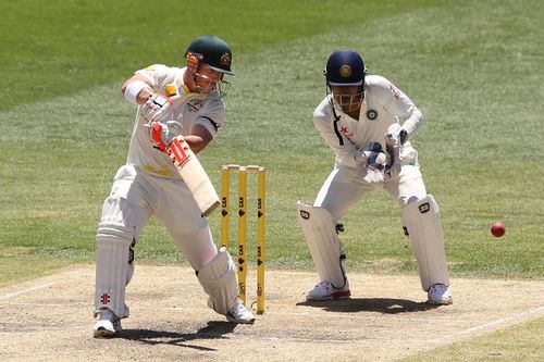 Wriddhiman Saha in action during Test matches in Australia.