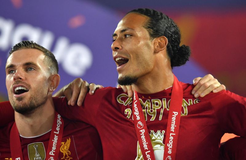 Liverpool captain Jordan Henderson (left) and Virgil van Dijk have played key roles for Liverpool.