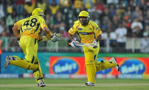 Hussey played under MS Dhoni's captaincy in the IPL