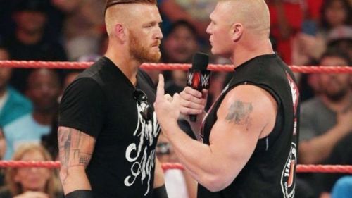 Heath Slater and Brock Lesnar