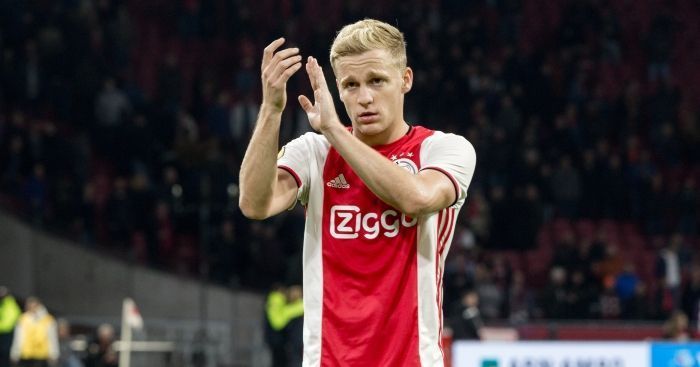 Real Madrid target van de Beek scored 10 goals in all competitions for AFC Ajax