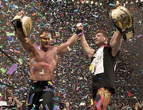 Good times with Chris Benoit and Eddie Guerrero