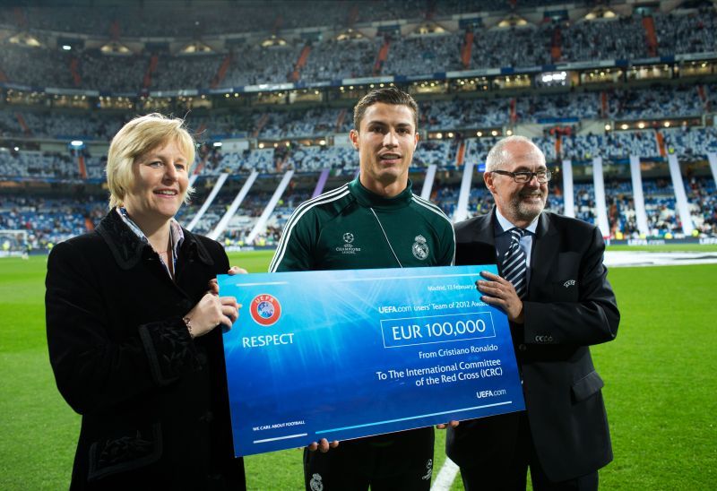 Cristiano Ronaldo has always been at the forefront when it comes to charity