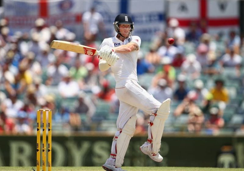 Ben Stokes en route to his first Test hundred at the WACA during the 2013-14 Ashes.
