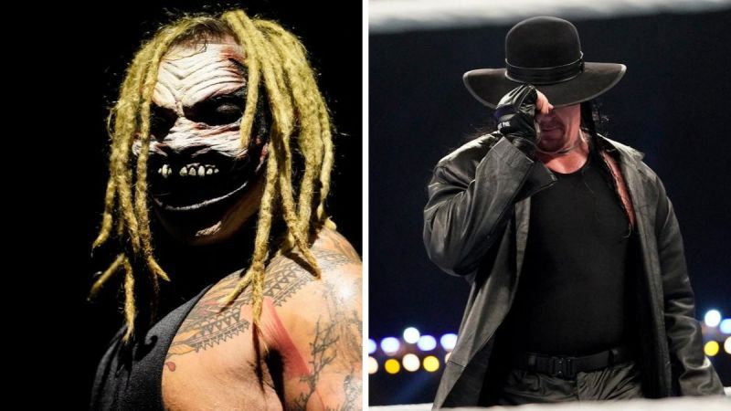&#039;The Fiend&#039; Bray Wyatt in 2019 and The Undertaker in 2020