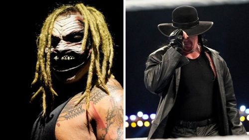 'The Fiend' Bray Wyatt in 2019 and The Undertaker in 2020