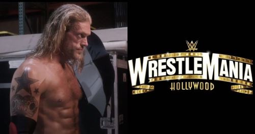 Edge, WrestleMania 37 logo.