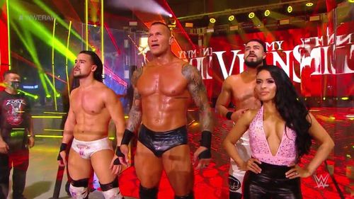 Orton with Zelina Vega's stable