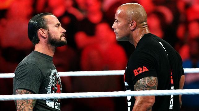 CM Punk and The Rock