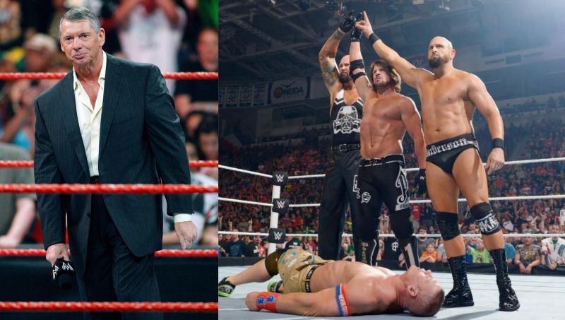 Vince McMahon; The Original Club (AJ Styles, Karl Anderson, Luke Gallows