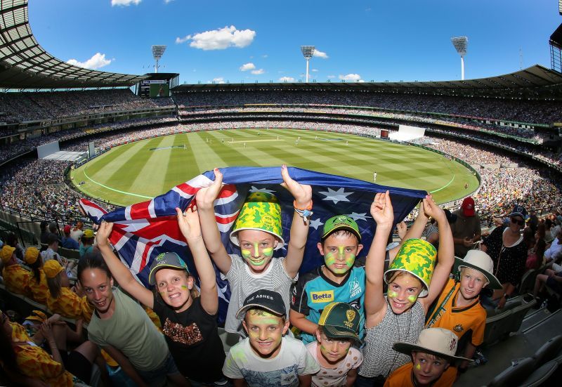 Scenes from the Boxing Day Test at Melbourne Cricket Ground