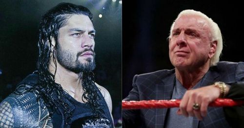 Roman Reigns and Ric Flair.