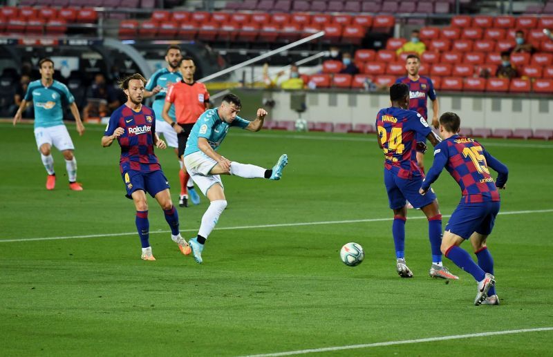 Jose Arnaiz left Barcelona reeling with the opening goal
