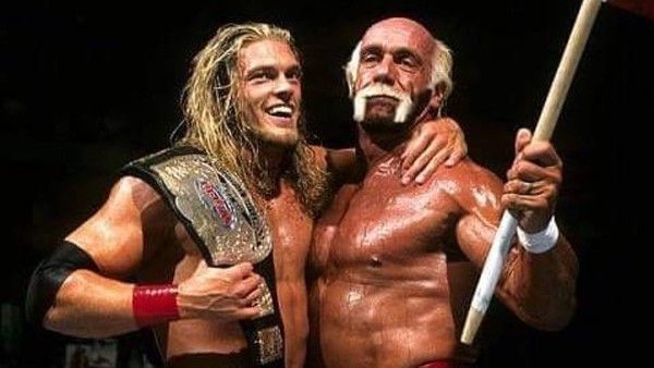 Edge and Hulk Hogan