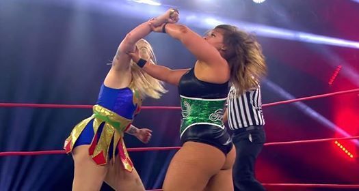 Jordynne Grace blocks the Crown Jewels