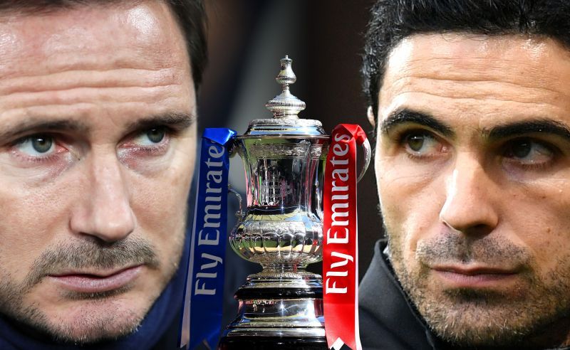 Both Mikel Arteta and Frank Lampard will be looking for their first trophies as mana