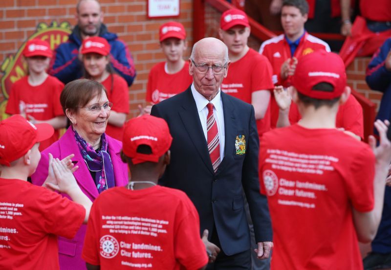 Sir Bobby Charlton at Old Trafford