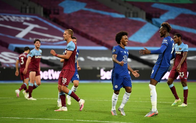 West Ham United established a 3-2 victory over Chelsea on Wednesday evening