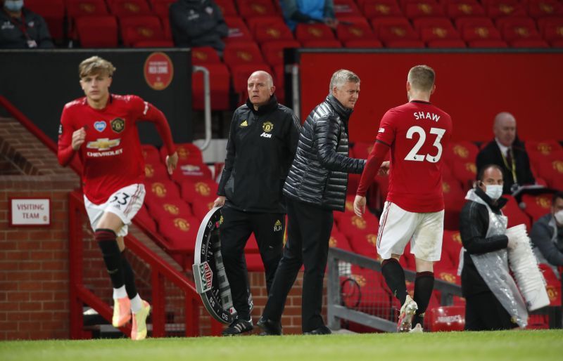 Luke Shaw limps off after twisting his ankle against Southampton