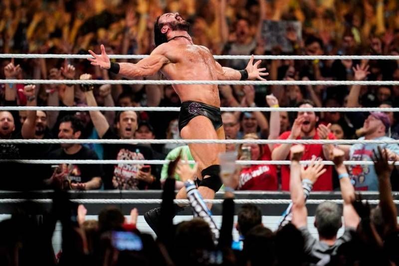 Drew McIntyre at the Royal Rumble 2020