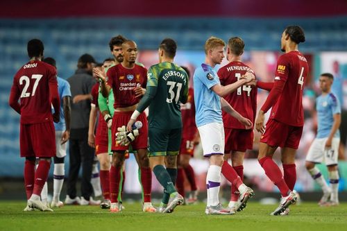 Manchester City secured a thumping 4-0 win over Liverpool on Thursday