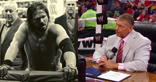 AJ Styles and Vince McMahon.