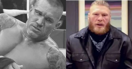 Randy Orton and Brock Lesnar.