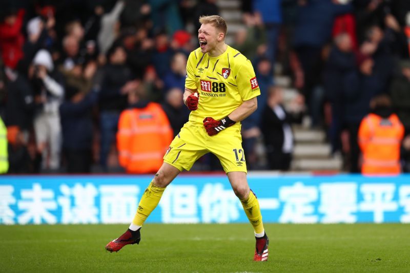 Ramsdale is not one to hide his emotions after making a cracking save!