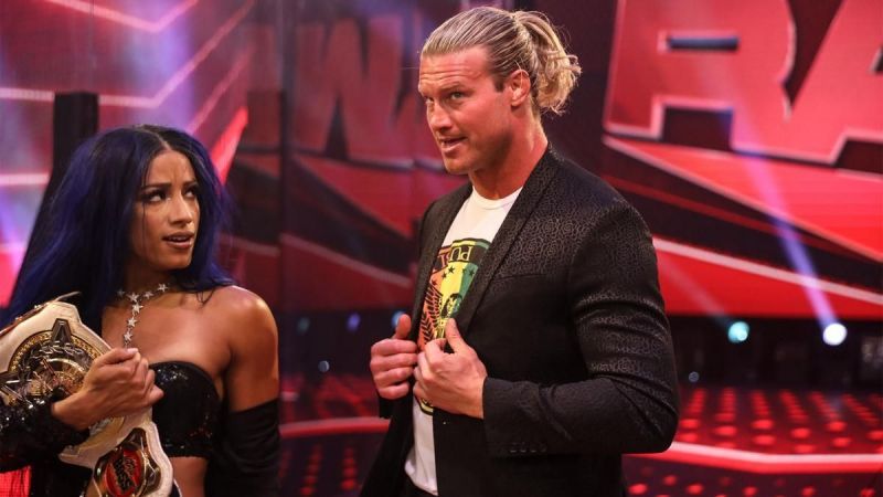 Dolph Ziggler with Sasha Banks