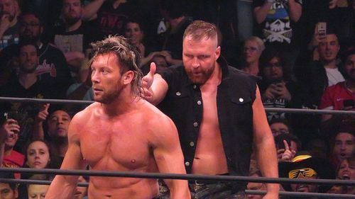 Kenny Omega's (left) backstage plans in AEW have been revealed