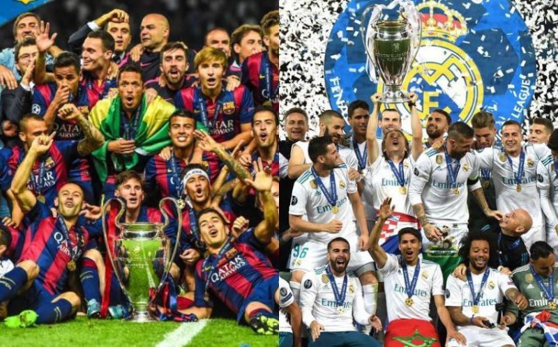 Barcelona and Real Madrid are two of the most successful clubs in Europe