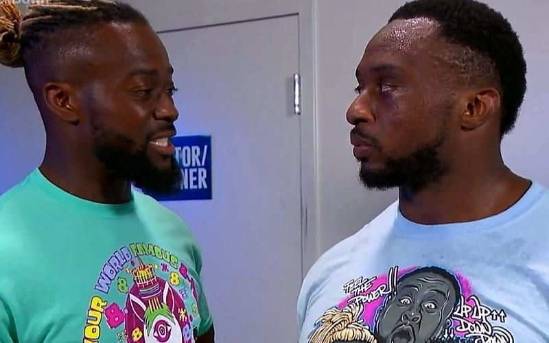 Kofi Kingston giving Big E his blessing