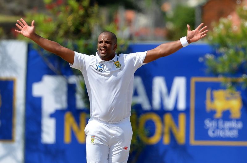 Vernon Philander in action for South Africa