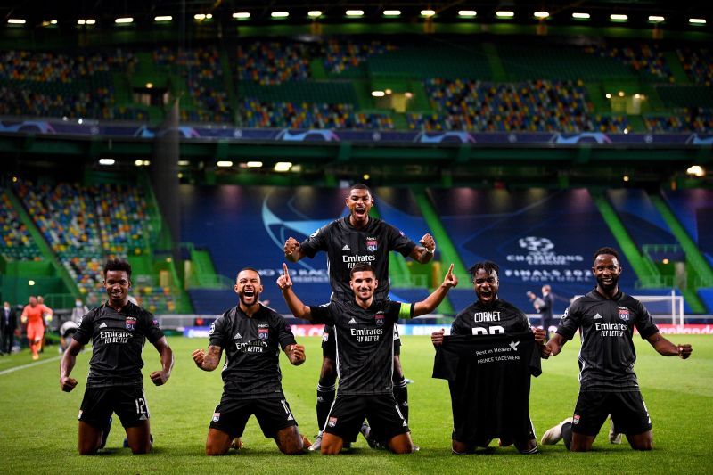 Lyon defeated Manchester City 3-1 to progress to the semi-finals of the Champions League