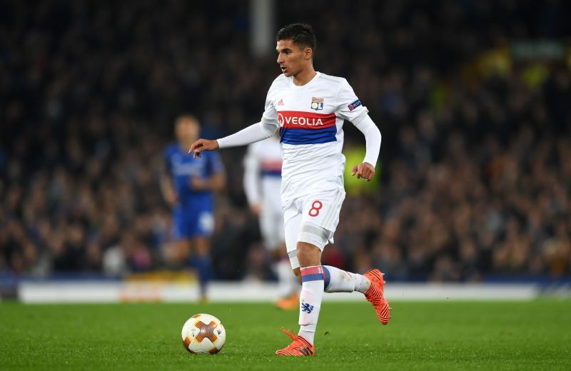 Lyon&#039;s young midfielder Houssem Aouar is expected to have suitors across Europe