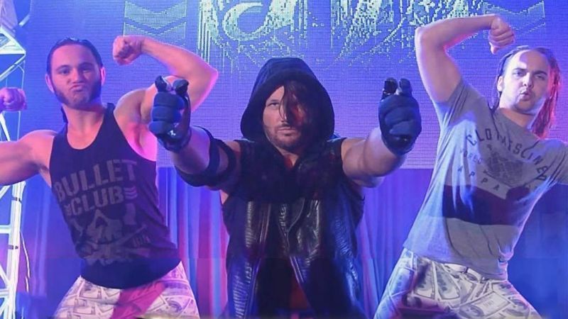 AJ Styles with The Young Bucks