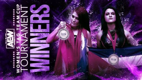 The first ever winners of the AEW Women's Tag Team Cup have been crowned