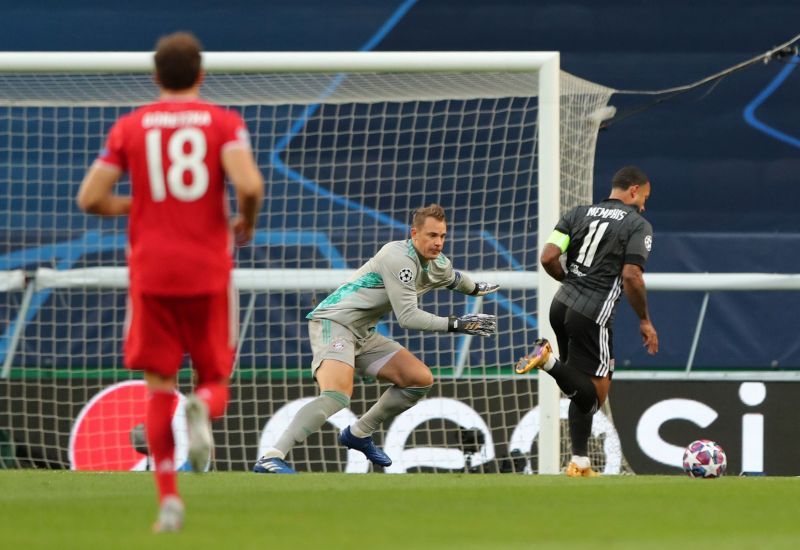 Manuel Neuer in action during the UEFA Champions League Semi Final