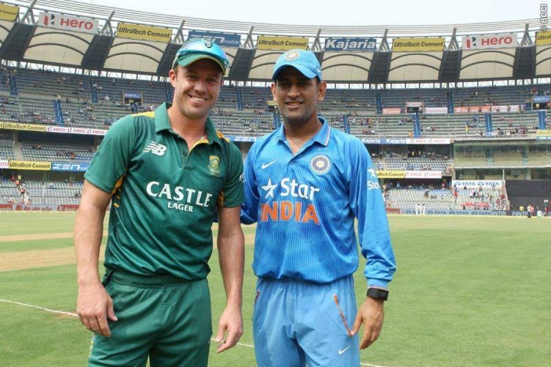 MS Dhoni and AB De Villiers