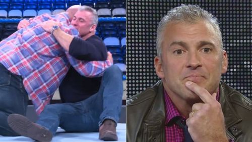 Shane McMahon hugged Kurt Angle after his WWE return