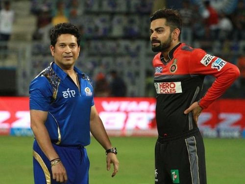 Sachin Tendulkar and Virat Kohli haven't been seen in anything other than blue and red respectively